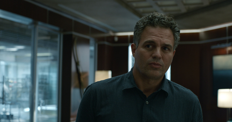Mark Ruffalo doesn’t look like this for most of Endgame.